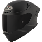 KYT TT Revo Plain Black Matt Helmet