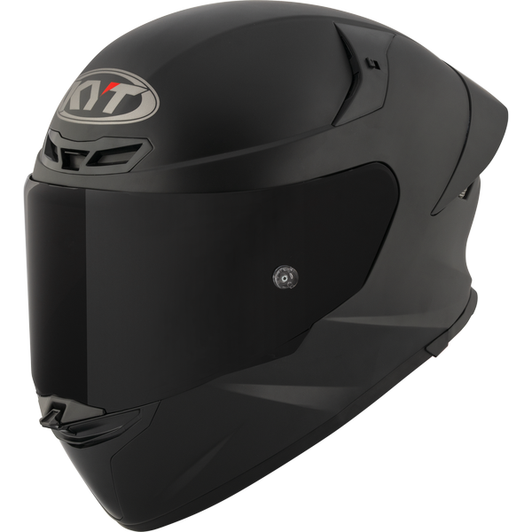 KYT TT Revo Plain Black Matt Helmet