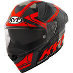 KYT R2R Pro Octane Black Red Gloss Helmet