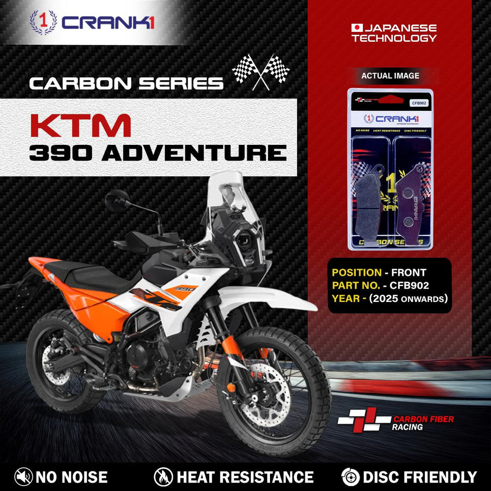 Carbon Brake Pads For KTM 390 Adventure (2025 Onwards) - Front - CFB902