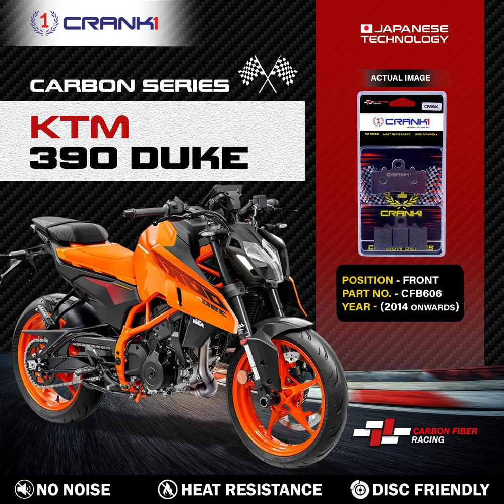 Carbon Brake Pads For KTM 390 Duke (2014 Onwards) - Front - CFB606
