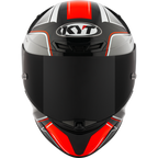 KYT TT Revo Tourist Red Fluro Gloss Helmet