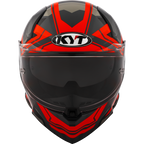 KYT R2R Pro Octane Black Red Gloss Helmet