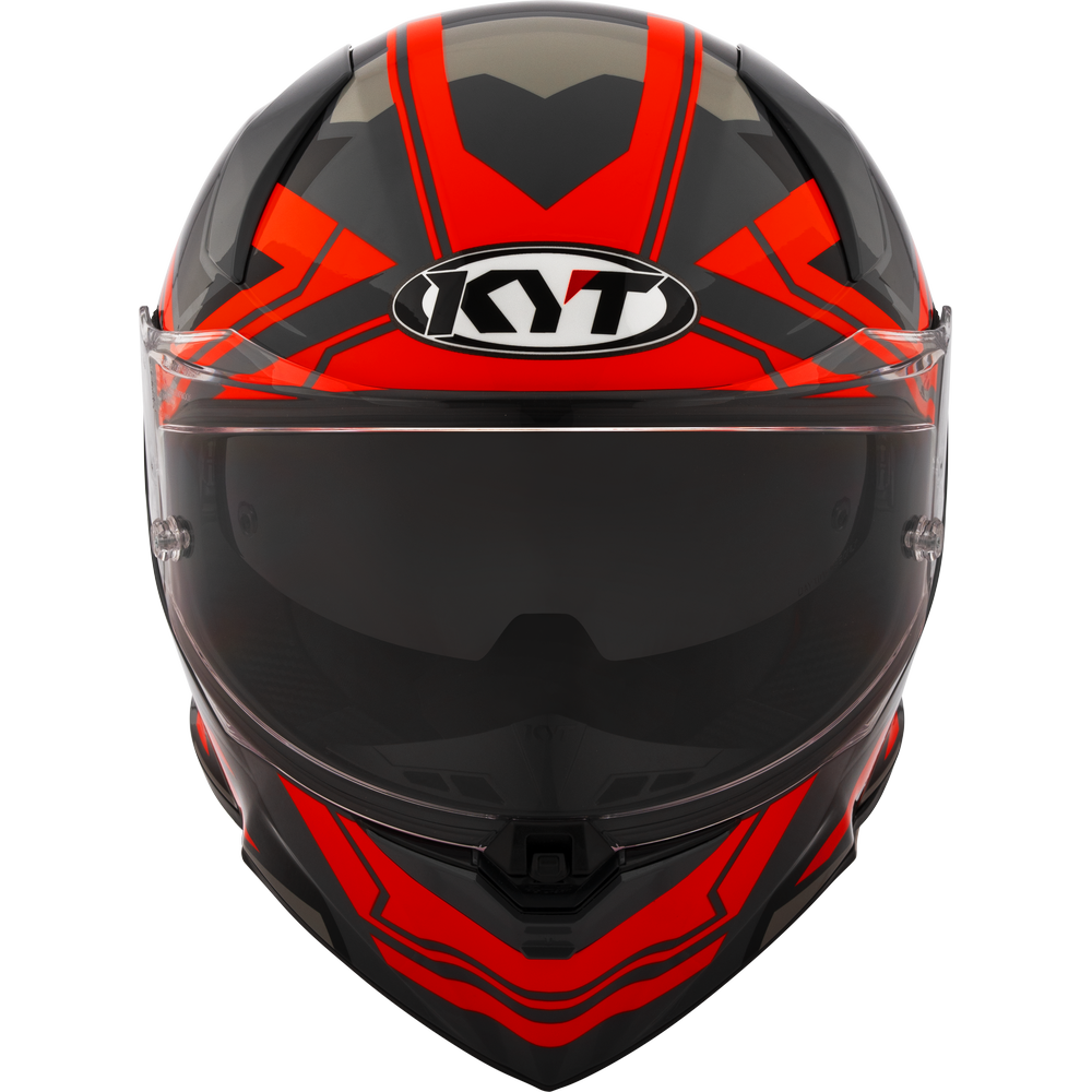KYT R2R Pro Octane Black Red Gloss Helmet