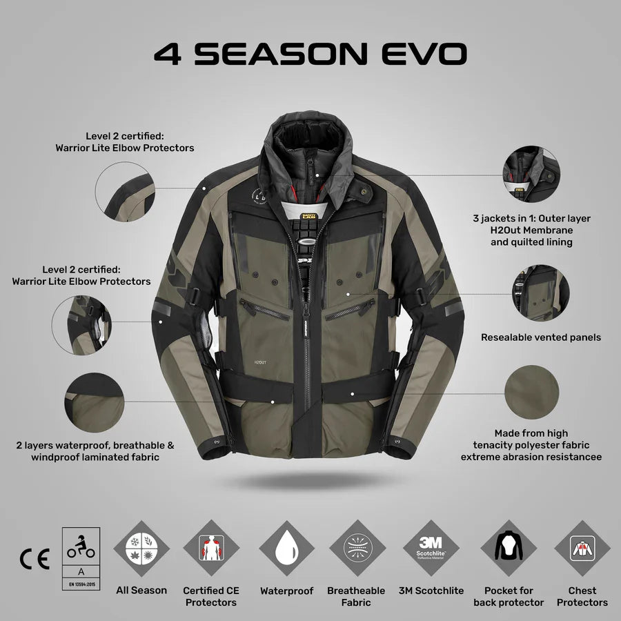 Spidi 4Season Evo Jacket - (MILITAR)