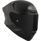 KYT TT Revo Plain Black Matt Helmet