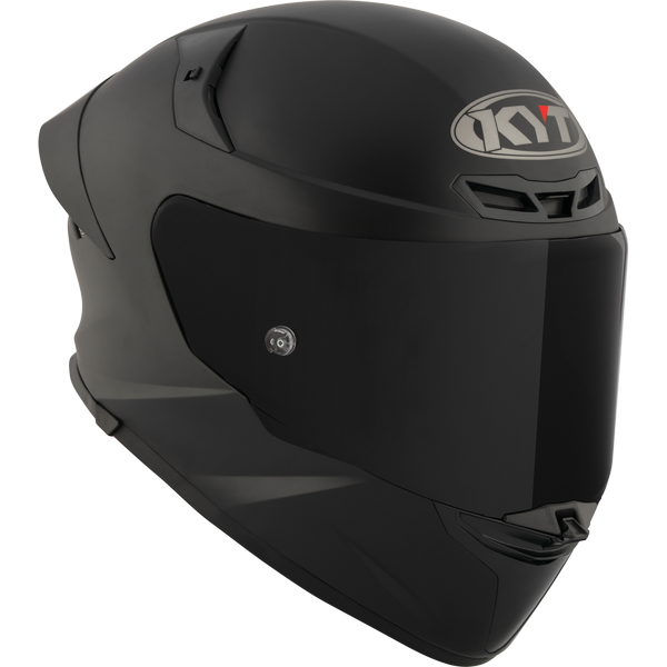KYT TT Revo Plain Black Matt Helmet