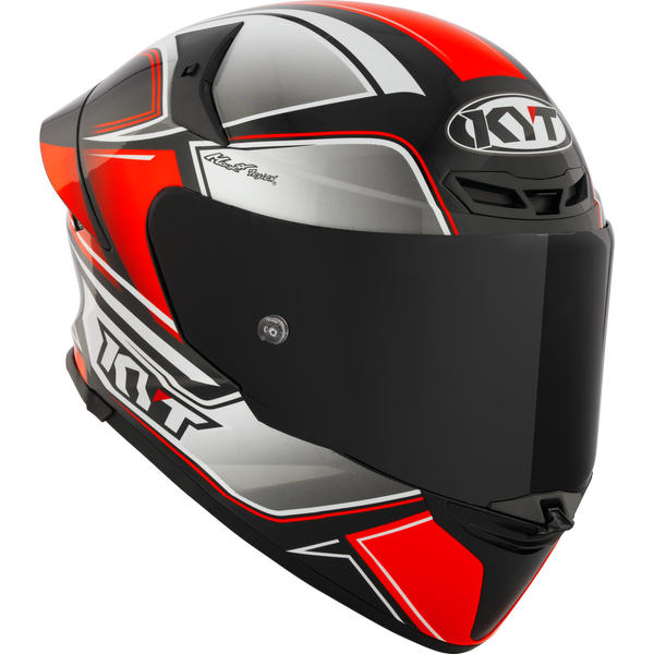 KYT TT Revo Tourist Red Fluro Gloss Helmet