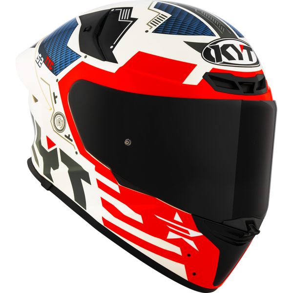 KYT TT Revo Fuselage Red Gloss Helmet