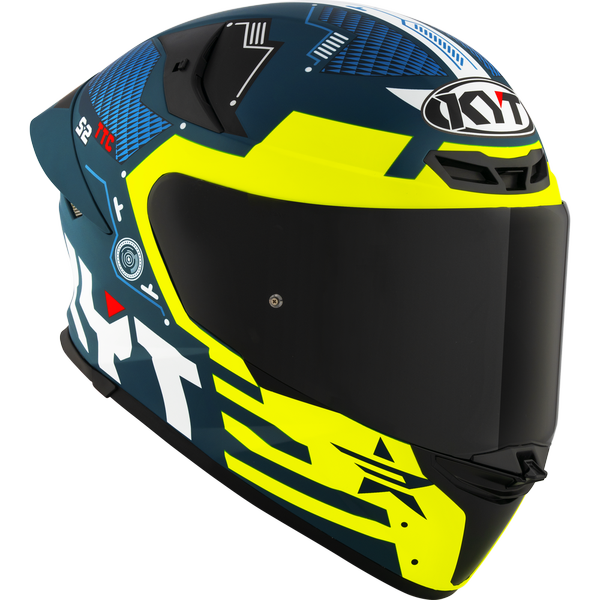 KYT TT Revo Fuselage Yellow Matt Helmet
