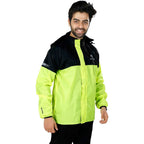 Raida Drymax 10K Rain Jacket | Hiviz-Black