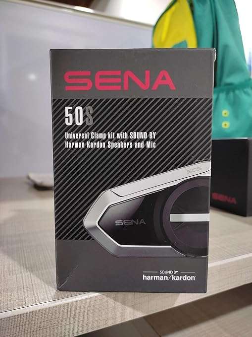 Sena 50S Universal Clamp Kit with SOUND BY Harman Kardon Speakers and Mic