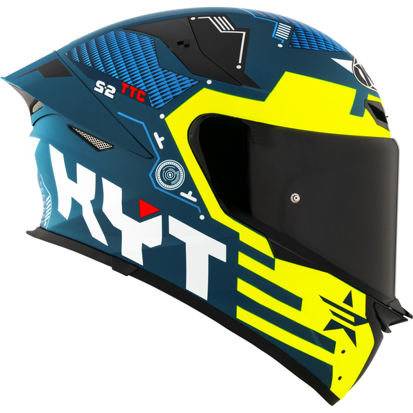 KYT TT Revo Fuselage Yellow Matt Helmet