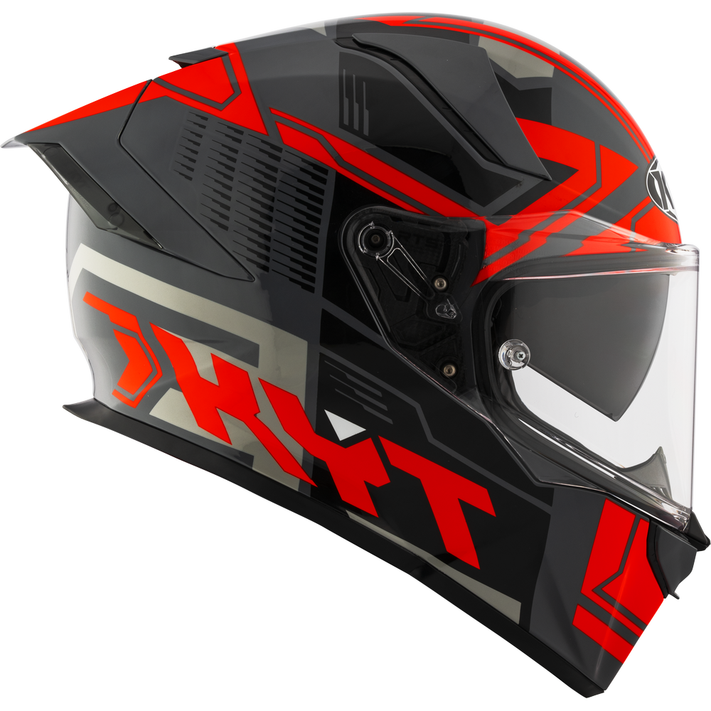 KYT R2R Pro Octane Black Red Gloss Helmet