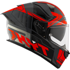 KYT R2R Pro Octane Black Red Gloss Helmet