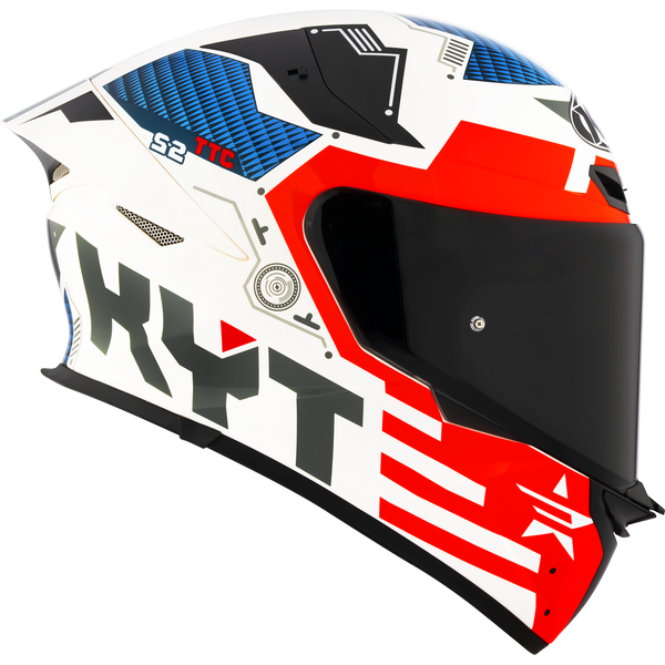 KYT TT Revo Fuselage Red Gloss Helmet