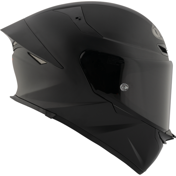 KYT TT Revo Plain Black Matt Helmet