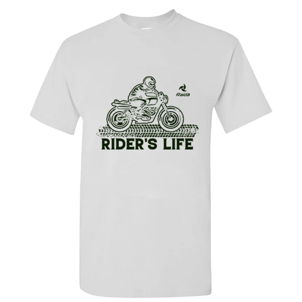 Raida Rider’s Life T-Shirt | White