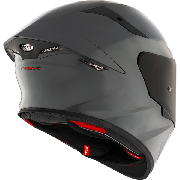 KYT TT Revo Plain GRL Grey Helmet