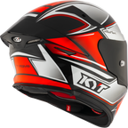 KYT TT Revo Tourist Red Fluro Gloss Helmet
