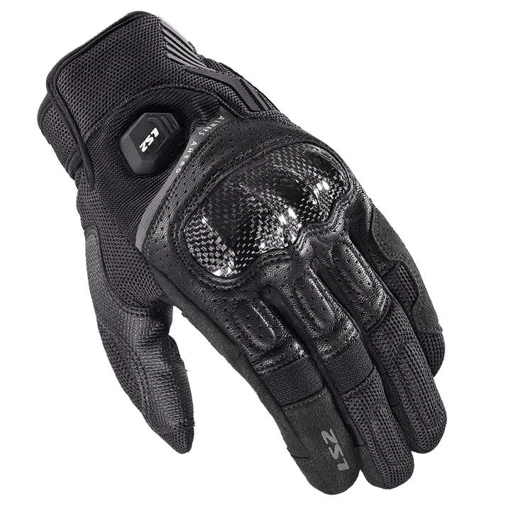 LS2 ATOM MAN GLOVES BLACK