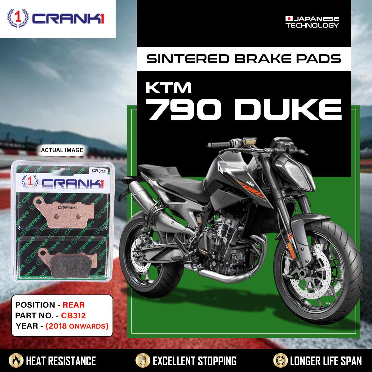 Sintered Brake Pads For KTM 790 Duke (2018 Onwards) - Rear - CB312