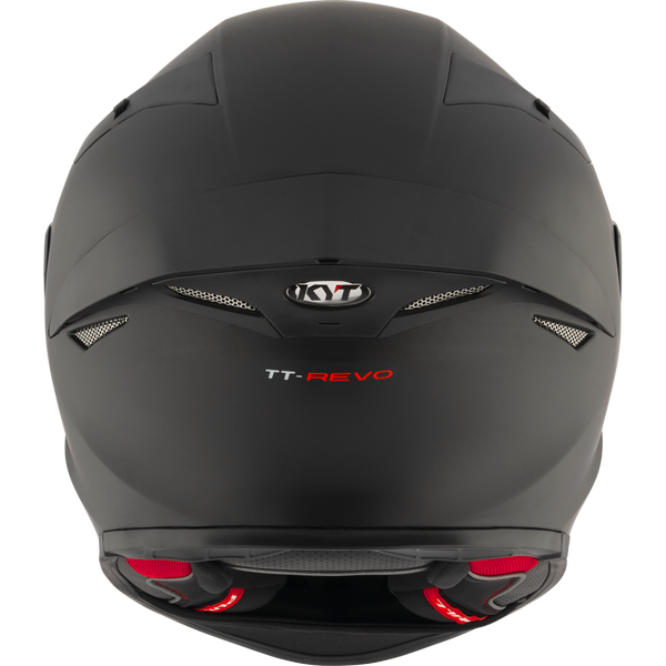 KYT TT Revo Plain Black Matt Helmet
