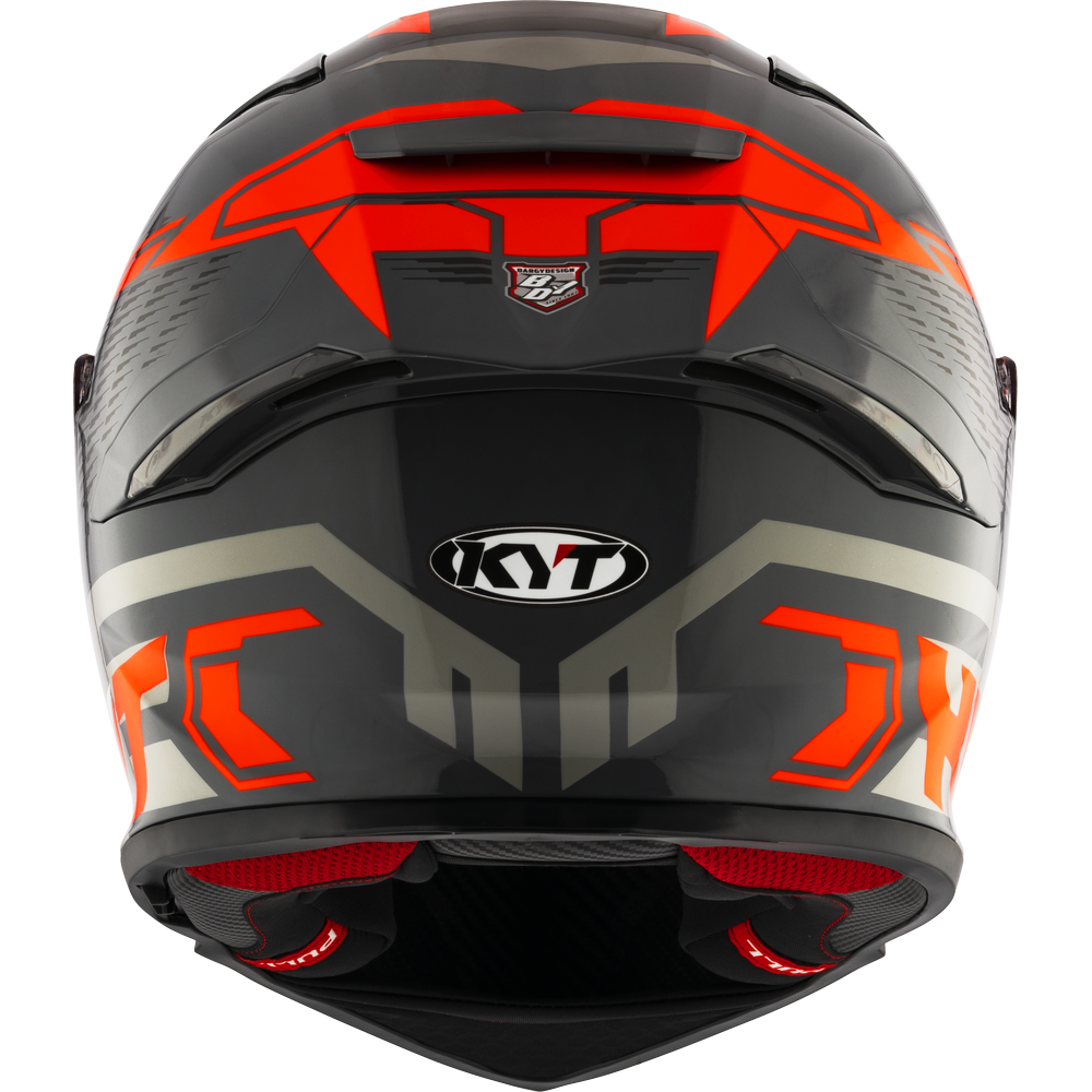 KYT R2R Pro Octane Black Red Gloss Helmet
