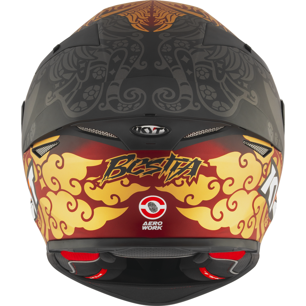 KYT TT Revo Enea Bastianini Indonesia Replica 2023 Matt Helmet