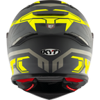 KYT R2R Pro Octane Matt Black Yellow Helmet