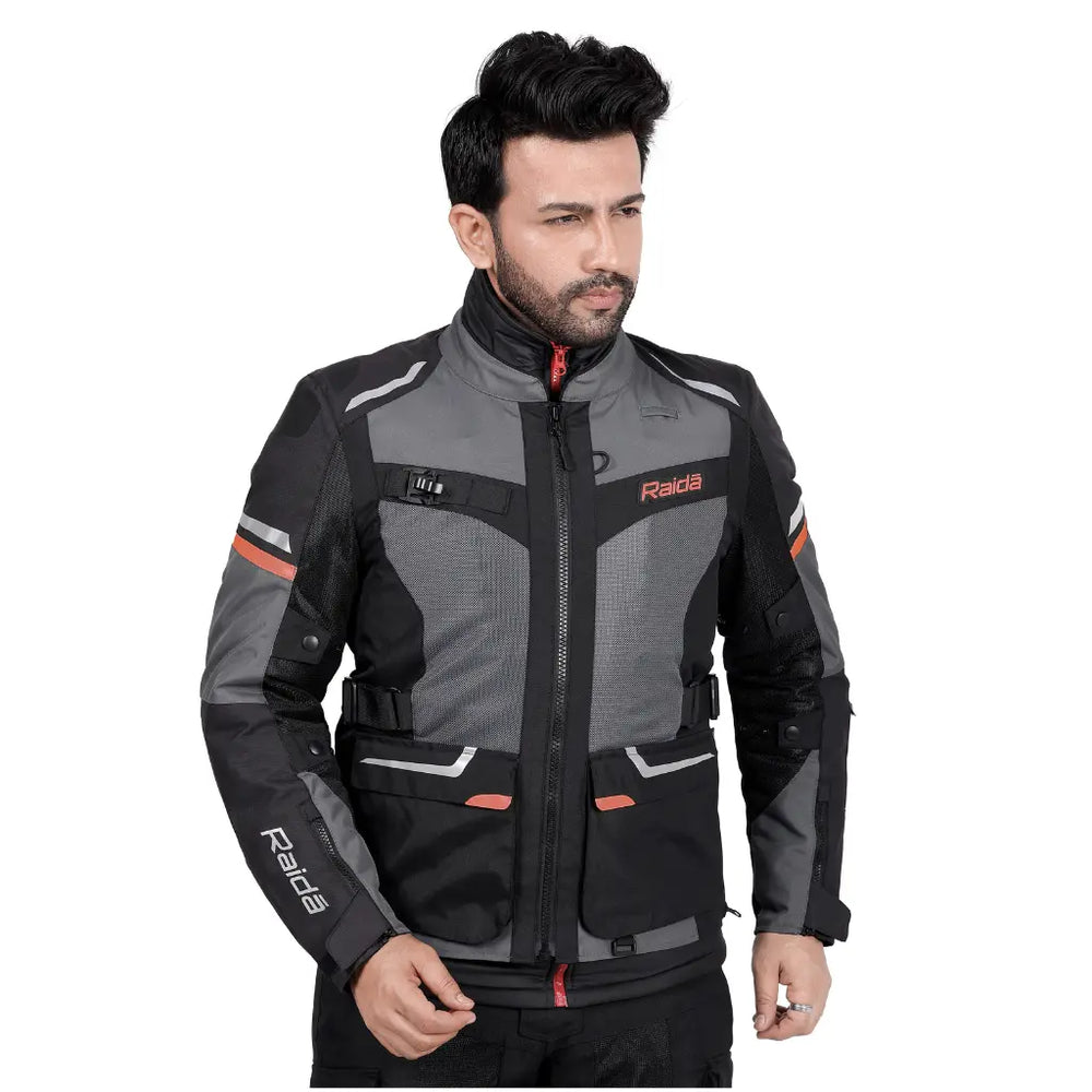 Raida Rover 2 Jacket  (Gray/Red)