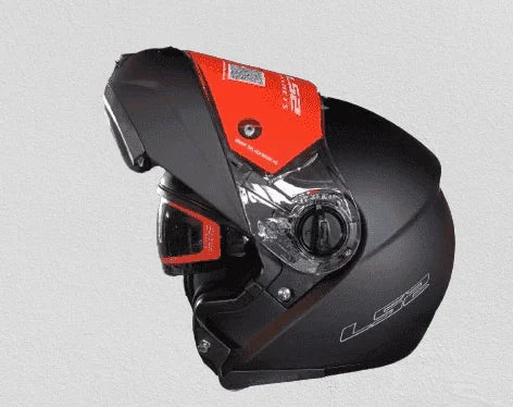 FF386 MATT BLACK FLIPUP HELMET