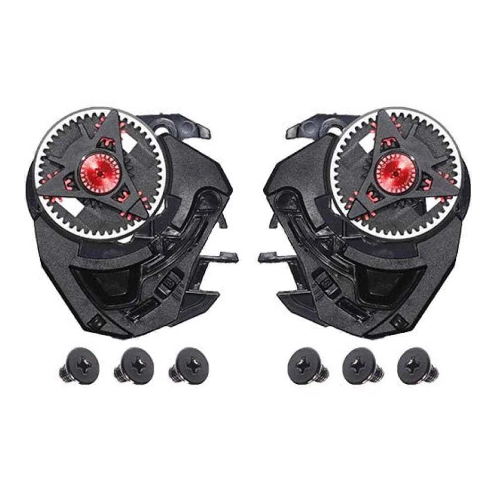 LS2 SPARE RATCHET AND SCREWS SYSTEM FOR FF811 HELMETS (Visor Side Pivot Kit)