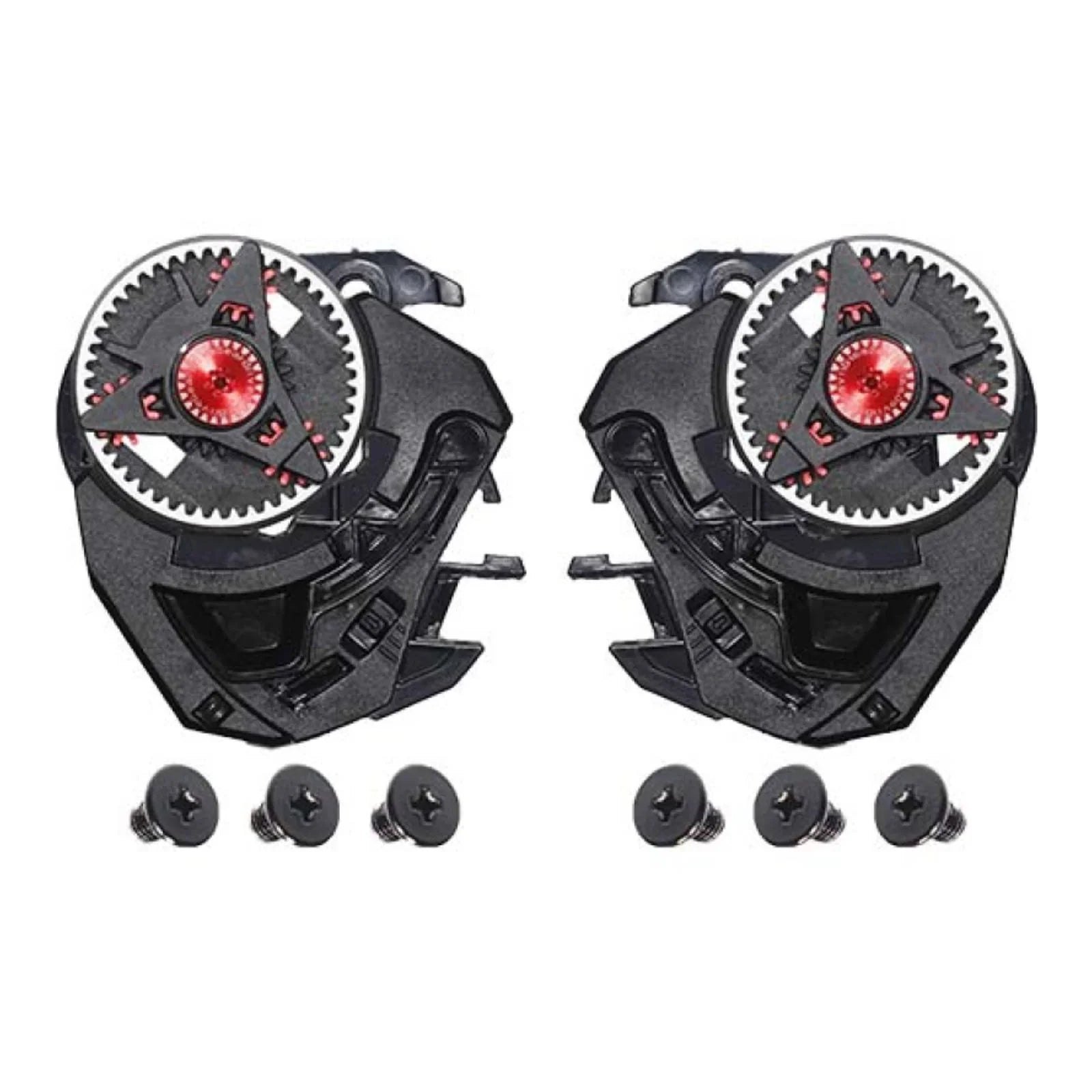 LS2 SPARE RATCHET AND SCREWS SYSTEM FOR FF811 HELMETS (Visor Side Pivot Kit)
