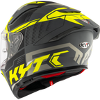 KYT R2R Pro Octane Matt Black Yellow Helmet