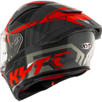 KYT R2R Pro Octane Black Red Gloss Helmet