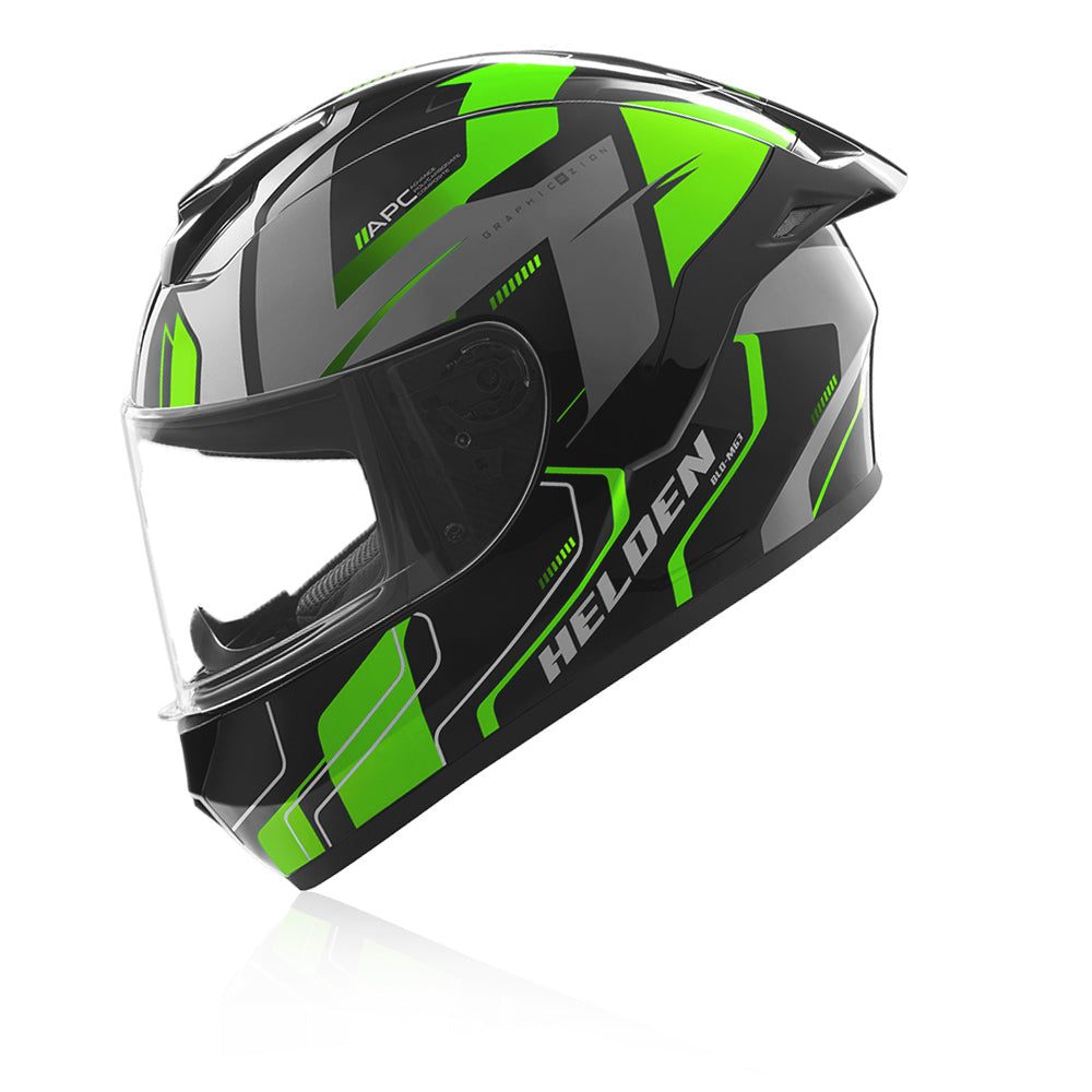 REISE Helden Helmet - Green / Black