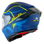 KYT R2R Pro Concept Matt Blue Yellow Helmet
