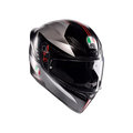 AGV K1 S HELMET - LAP MATT BLACK/GREY/RED (ISI & ECE2206)