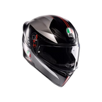 AGV K1 S HELMET - LAP MATT BLACK/GREY/RED (ISI & ECE2206)