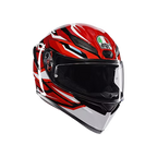 AGV K1 S HELMET - LION BLACK/RED/WHITE (ISI & ECE2206)
