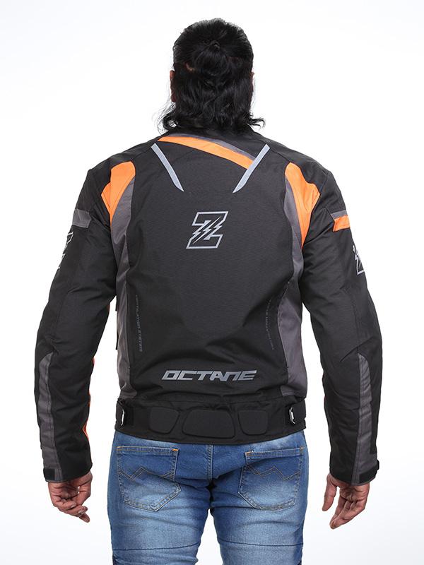 ZEUS OCTANE JACKET BLACK ORANGE
