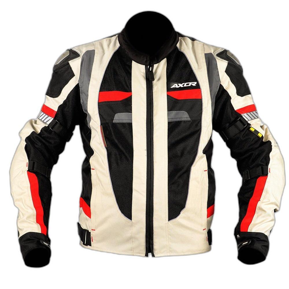 Axor Black Beige Red Jacket