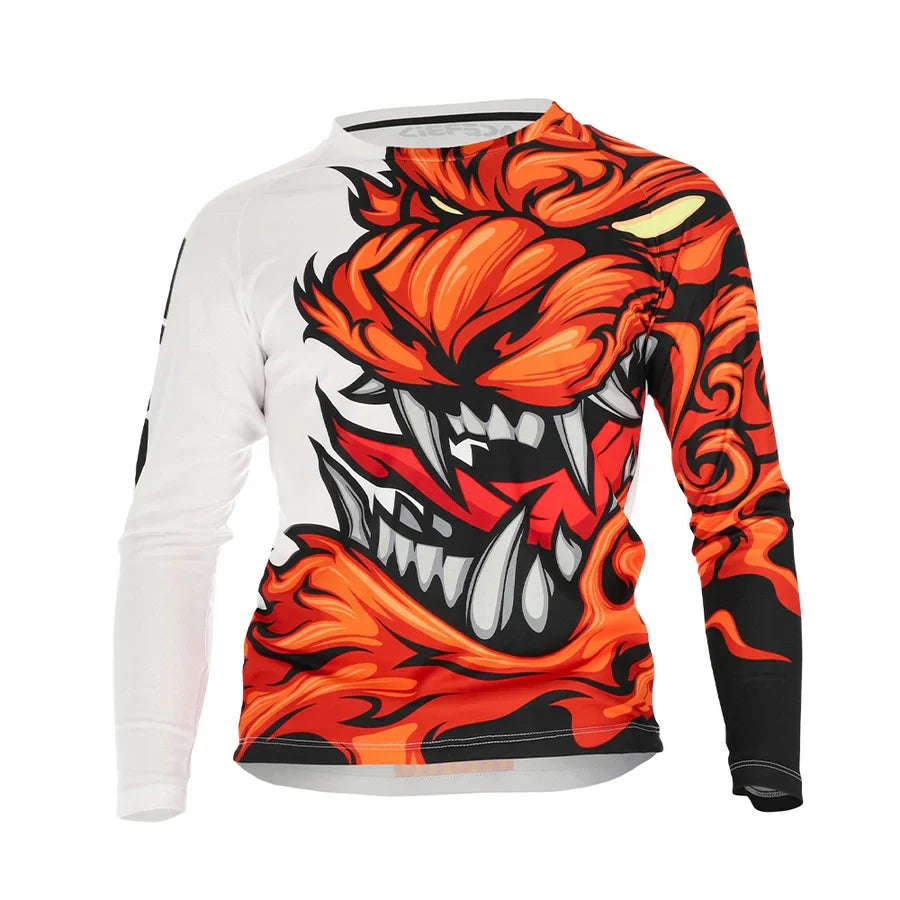 Acerbis MX J-KID TWO Jersey  ORANGE/WHITE