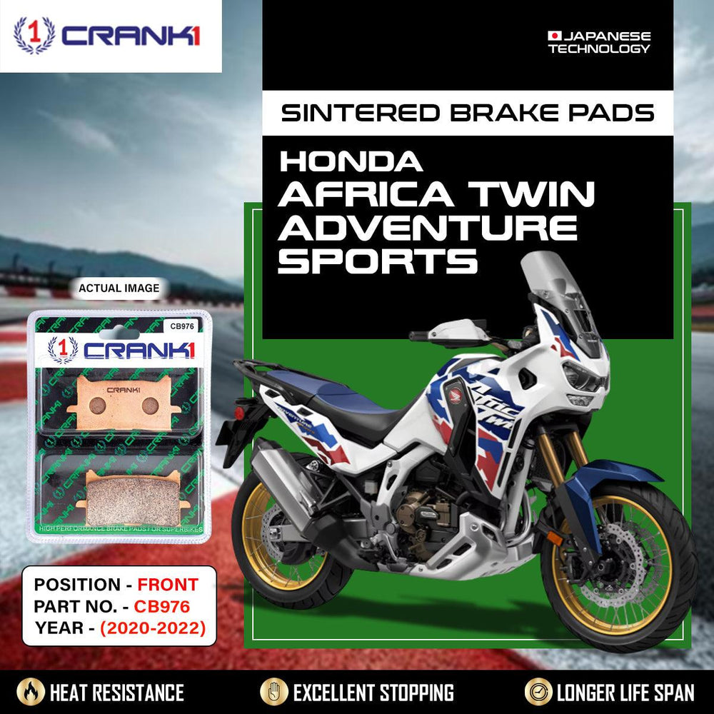 Sintered  Brake Pads For Honda Africa Twin Adventure Sports (2020-2022) - Front - CB976 - 2 Sets