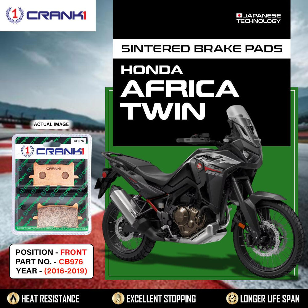 Sintered  Brake Pads For Honda Africa Twin (2016-2019) - Front - CB976 - 2 Sets