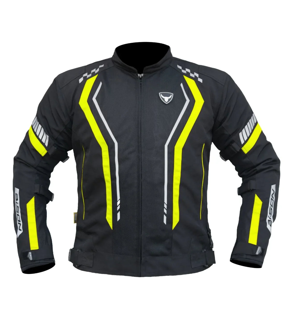BISON AIR PRO – BLACK HI-VIZ GREEN JACKET
