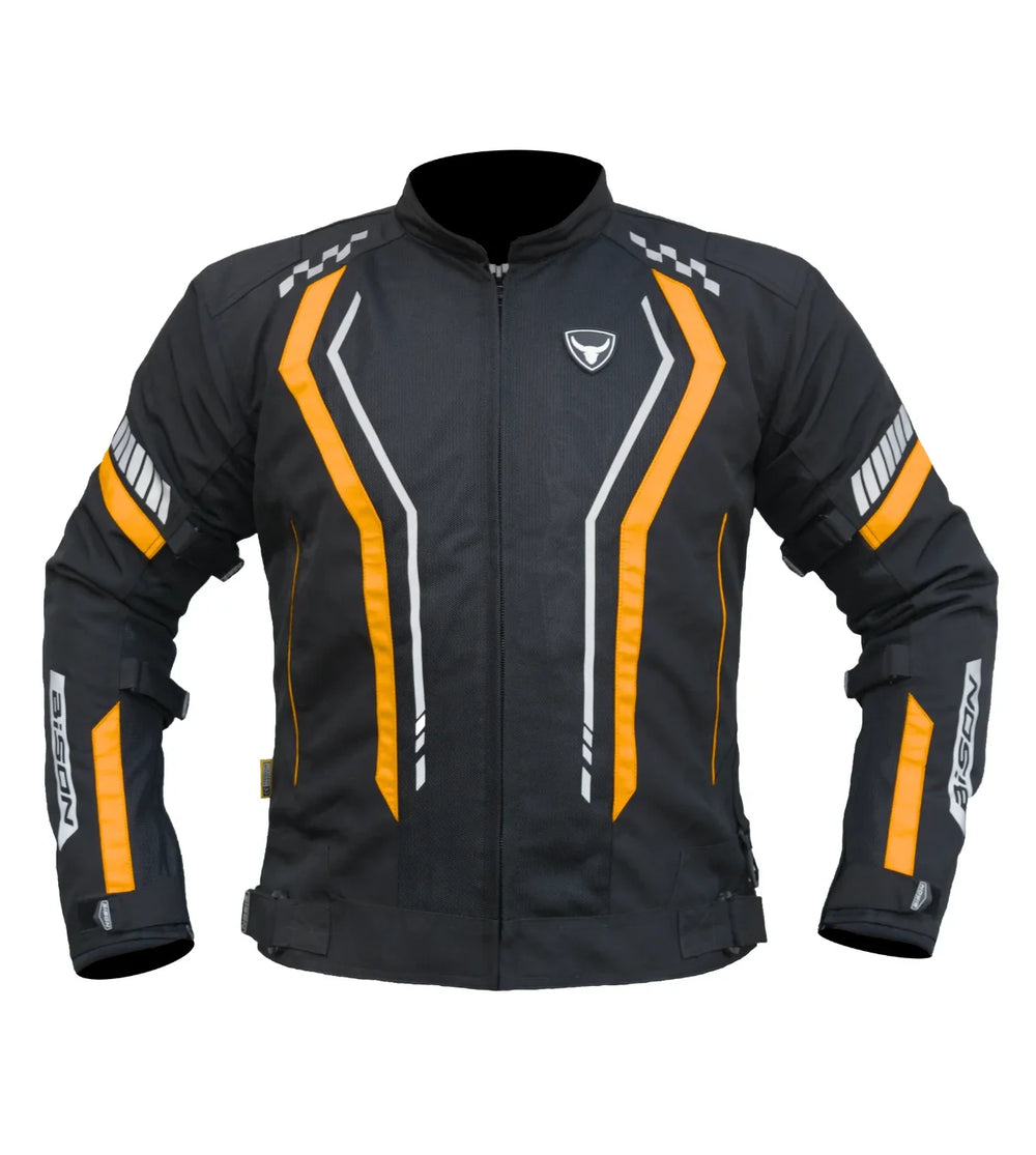 BISON AIR PRO – BLACK ORANGE JACKET
