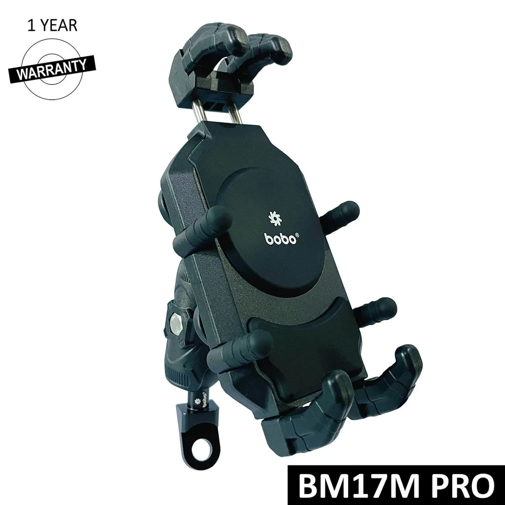 BOBO BM17H (or BM17M) PRO Handlebar (or Mirror) Anti-Vibration Bike / Cycle Phone Holder Motorcycle Mobile Mount