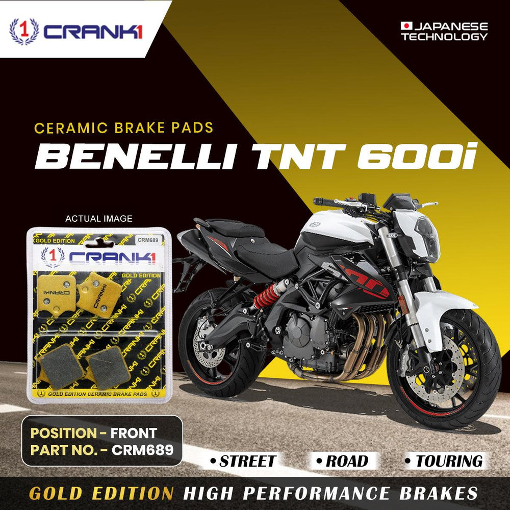 Ceramic Brake Pads For Benelli TNT 600i - Front - CRM689 - 2 Sets